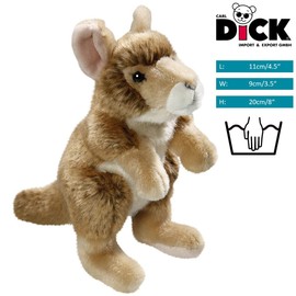 Carl Dick Kangaroo baby 7.5 inches, 20cm, Plush Toy, Soft Toy 3543