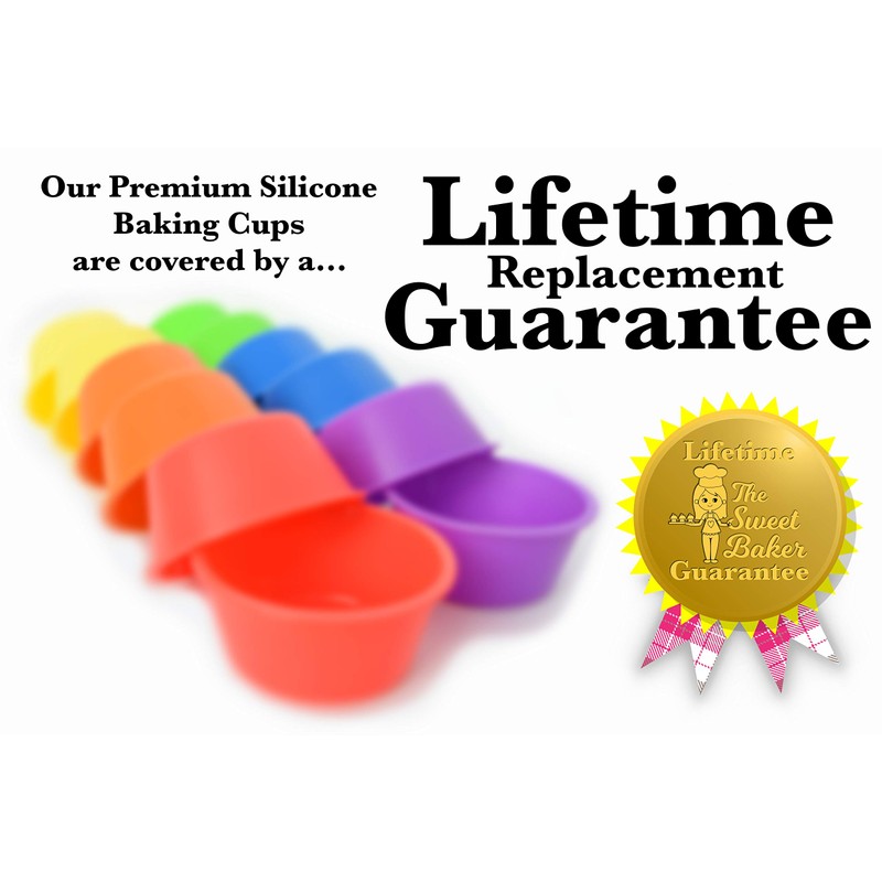 The Sweet Baker | Professional Jumbo Silicone Baking Cups |