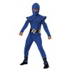 Child Blue Stealth Ninja Costume Large