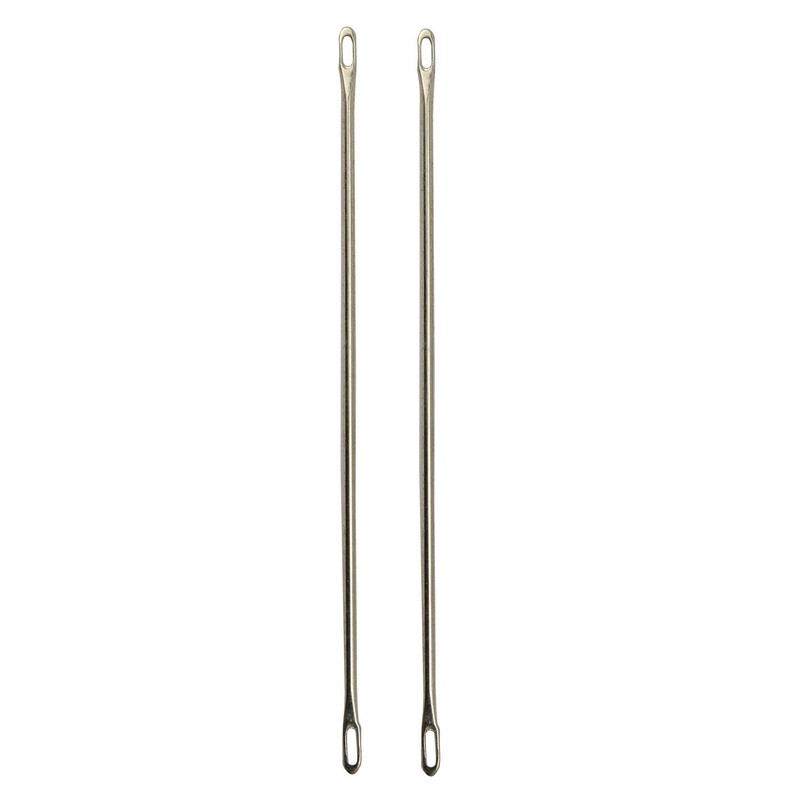 NX Garden 2pcs Double-Eyed Transfer Needle for Brother Knitting Machine