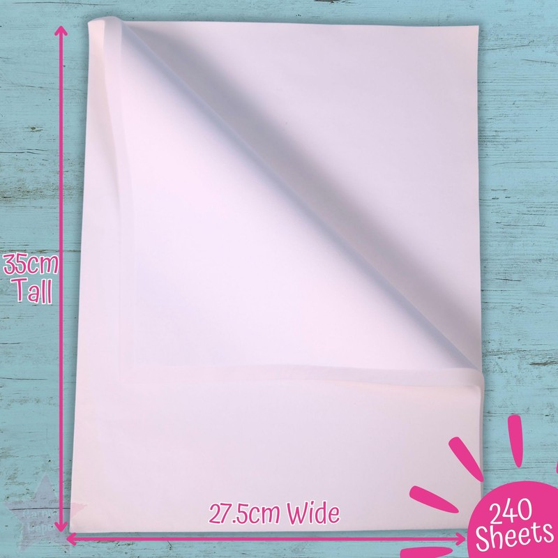 Carnival Papers Wet Strength Tissue Paper Small Sheets Oversize A4