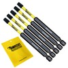 5 x SabreCut SCRSQ289_5 89mm SQ2 Square Magnetic Impact Screwdriver