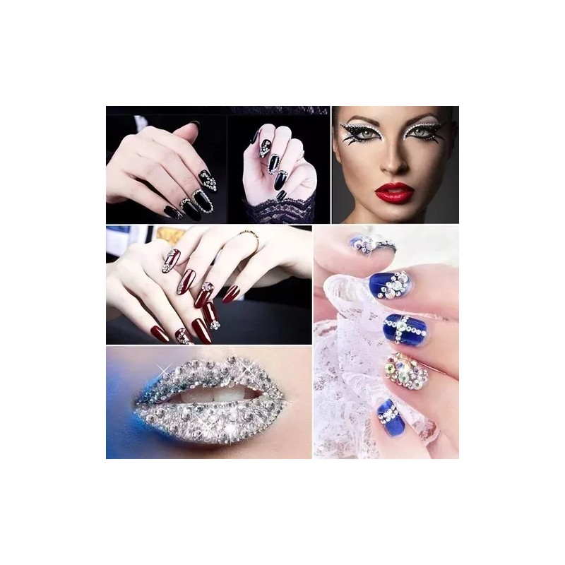 AJC Toys Piedra De Cristal Tornasol Super Calidad Nail Art