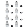 SecosAutoparts 8pcs Fuel Injector Spacer Extender Adapts Short LS3 LS7