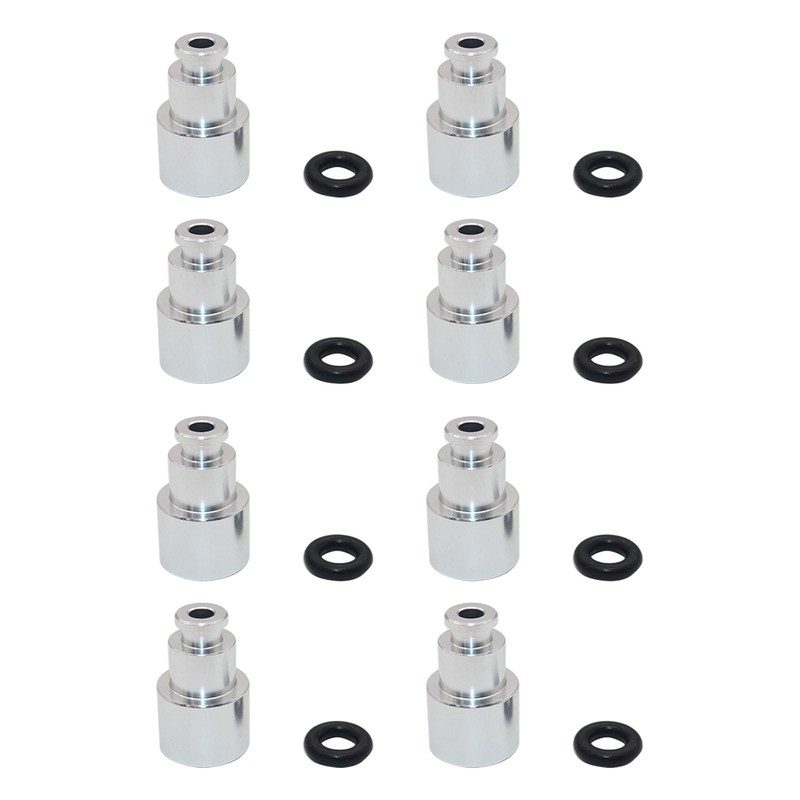 SecosAutoparts 8pcs Fuel Injector Spacer Extender Adapts Short LS3 LS7
