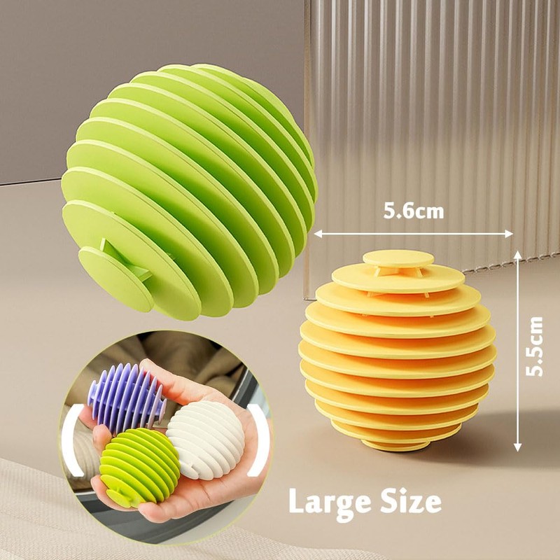 Bmeigo 3PCS Tumble Dryer Balls, Reusable Laundry Ball for Washing