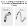 Shower Head Arm 10 Inch Brushed Nickel, RAINREVIVE S Shaped