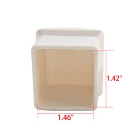 Fundyliue AC36-2 Rubber Tips End Caps Replacement for Extension Ladder Standoff Stabilizer AC78 & AC76 (2pcs)