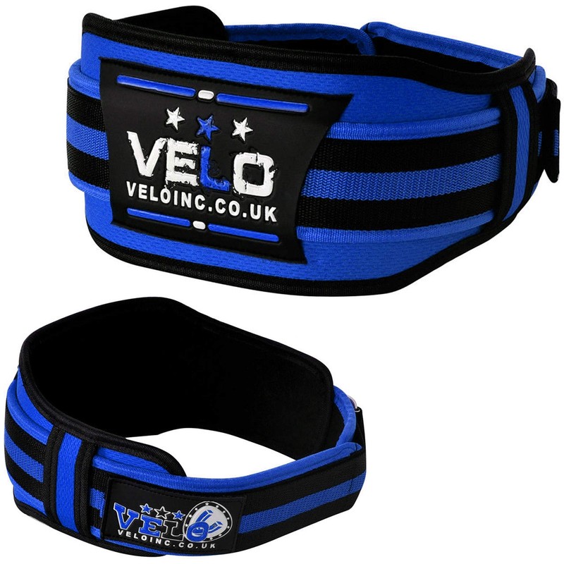 VELO Weight Lifting Belt 4" Inch Neoprene Lower Back Support