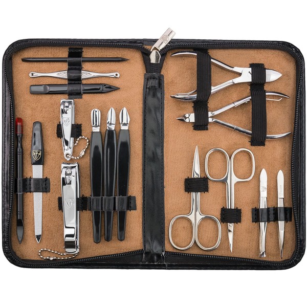 3 Swords Germany Exclusive 16-Piece MANICURE - PEDICURE - NAIL CARE set - Brand quality since 1927