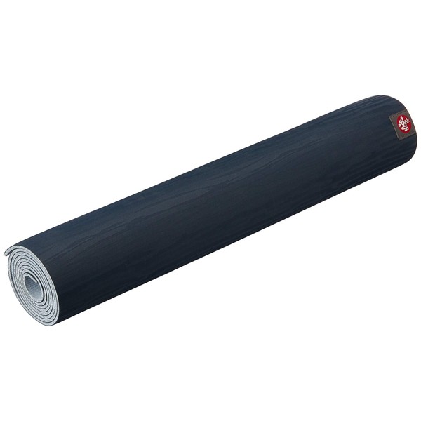 Manduka eKOlite Yoga Mat – Premium 4mm Thick Yoga and Fitness Mt, Eco-Friendly Exercise, Pilates and Sport Accessory, Biodegradable - 71 Inch, Midnight Color