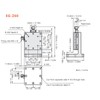 Z Linear Stage Manual Accurate Z Axes Feed Screw Sliding