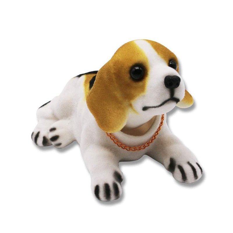 Bobble Head Beagle, Car Decoration Nodding Dog Ornaments High Emulation