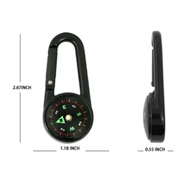 Compass, Hiking Compass for Survival Durable and Compass Keychain (Durable)