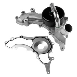 Flynsu 297912 299667 Water Pump w/Gasket Replacement for 2014-2022 Maserati Ghibli Quattroporte Levante 3.0L