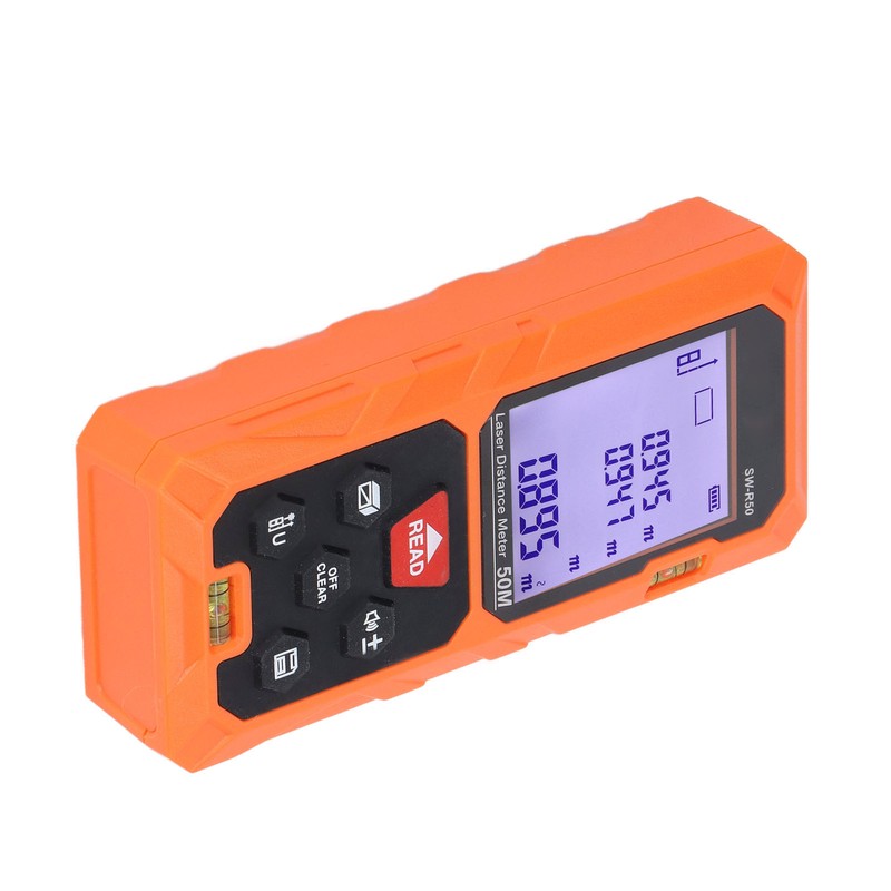 Handheld Laser Distance Meter High Accuracy Double Sensing Holes Digital