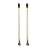 COSHINE 2pcs Dual-Head Eyebrow and Foundation Brush, Precision Eyebrow Tool,