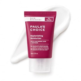 Paula's Choice SKIN RECOVERY Replenishing Face Moisturizer Cream, Daily Facial Moisturizer with Hyaluronic Acid, & Peptides, Face Lotion for Dry, Sensitive Skin, Fragrance-Free, 2oz