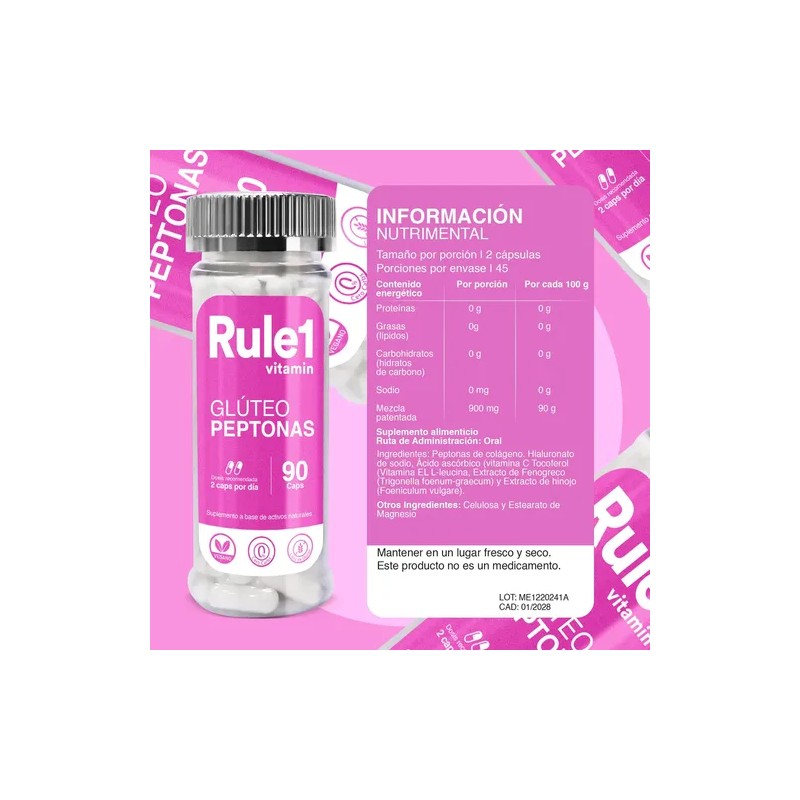 Proteína Whey Blu-e For Her 1kg Glúteo Peptona Rule 1