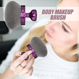 Body Brush Makeup - Large Portable Body Bronzer Brush,Beauty Supplies for Face Feet Hands Back Coverage Tanning Sun Protection Vacation Beach