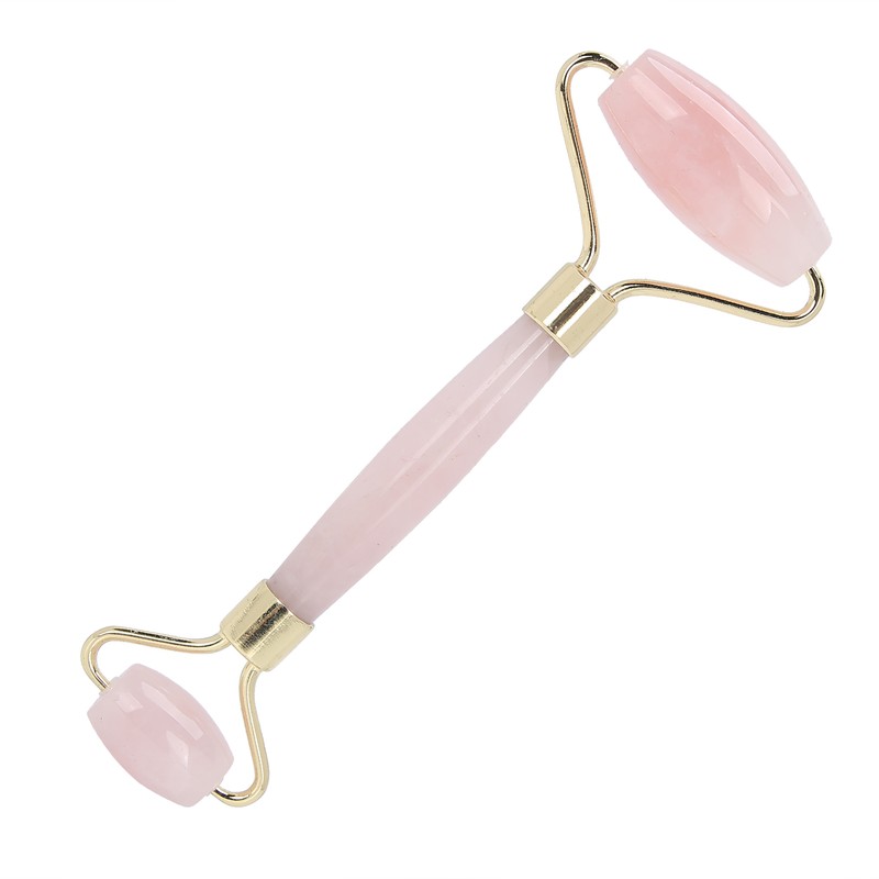 Face Roller Massager Dual Head Natural Roller Massage Tool for