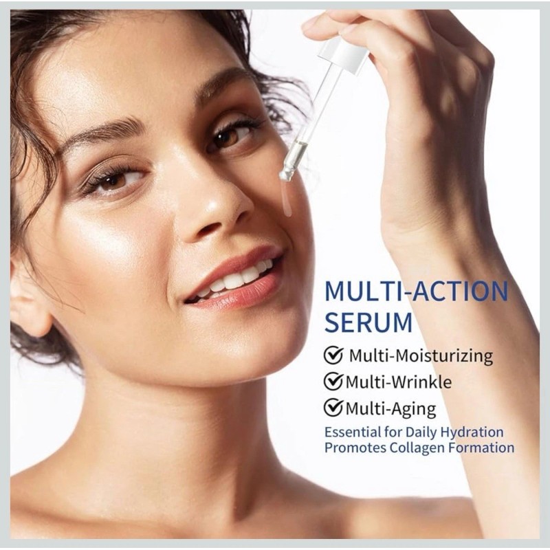 Abote 3 BOTTLES Hyaluronic ACID Serum for face and anti-wrinkle