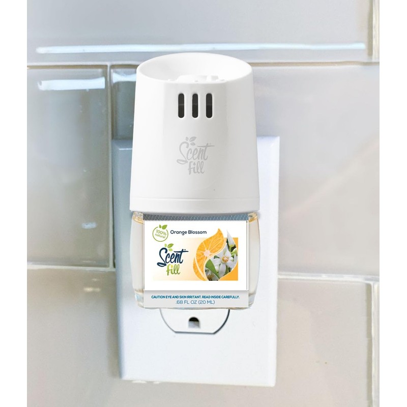 Scent Fill 100% Natural Orange Blossom Plug in Air Freshener,
