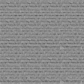 id Backscenes Scenic Brick / Building Papers - Roof Tiles Grey (BM62)
