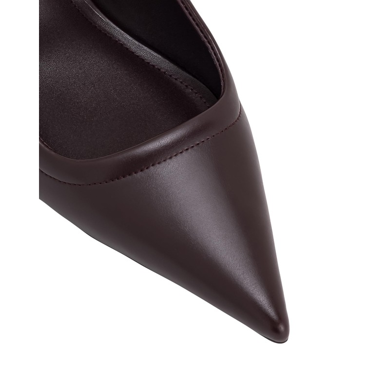 JW PEI Women's Helena Pierced Mules- Claret Red