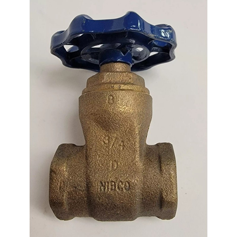 NIBCO BRONZE GATE VALVE T29 3/4" 200 WOG. CASE OF