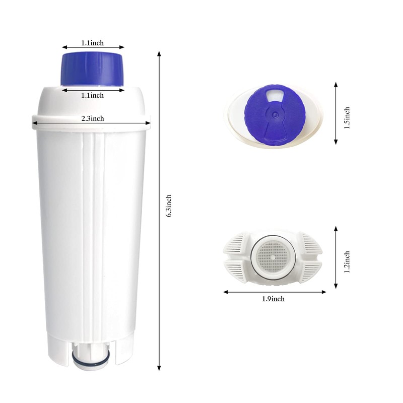 Coffee Machine Water Filters Replacement for Filter DLSC002,DeLonghi Water Filter