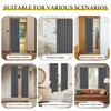 NICETOWN Blackout Curtain Valance for Small Windows, Accordion Style Short
