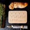 Spruchreif Engraved breakfast board, school gift for boys and girls,