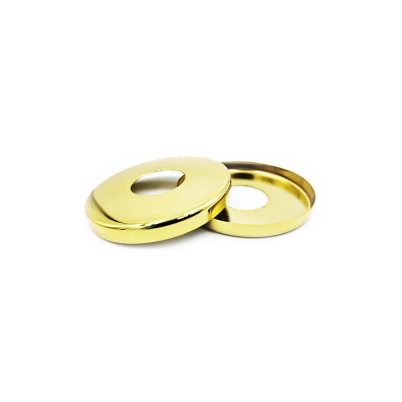 2 x 26mm G3/4 Gold Tap Shower Pipe Cover High