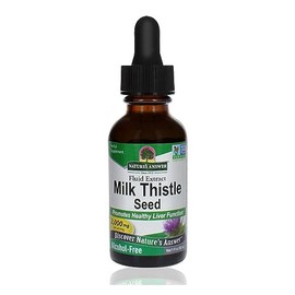 Nature's Answer Alcohol-Free Milk Thistle 1 Ounce Extract | Supports Hepatic System | Vegan | Non-GMO | Gluten Free | Kosher