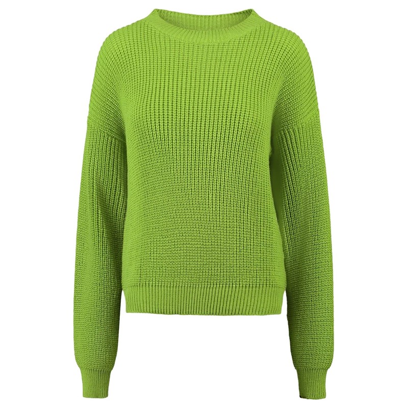 Urban CoCo Women's Solid Long Sleeve Crew Neck Knitted Pullover