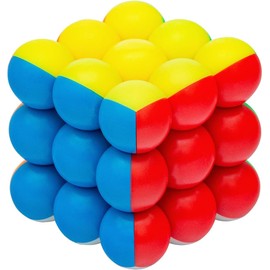 RovzuKct Magic Cube,3D Magic Creative Decompression Cube for Kids and Adults Carbon