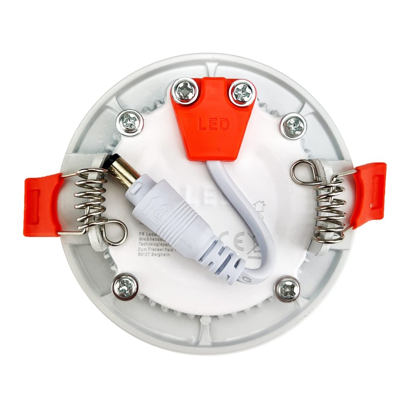 AB Elektro LED Recessed Spotlight 230 V Flat – Set