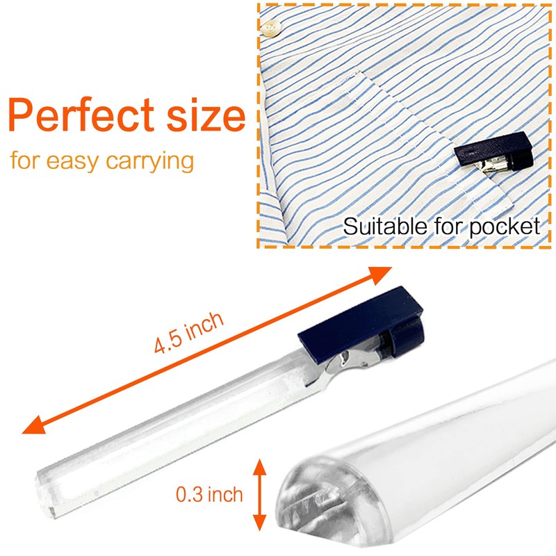 MAGDEPO 3X Dome Top Bar Magnifier 6" Optical Tool With