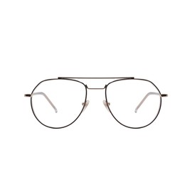 Gabriel + Simone Morty Reading Glasses for Men and Women Aviator Frame, Blue Light Blocking, Scratch-Resistant Lense Case