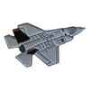 GBJUK F35 Jet Aircraft Fighter Plane Enamel Pin Lapel Badge