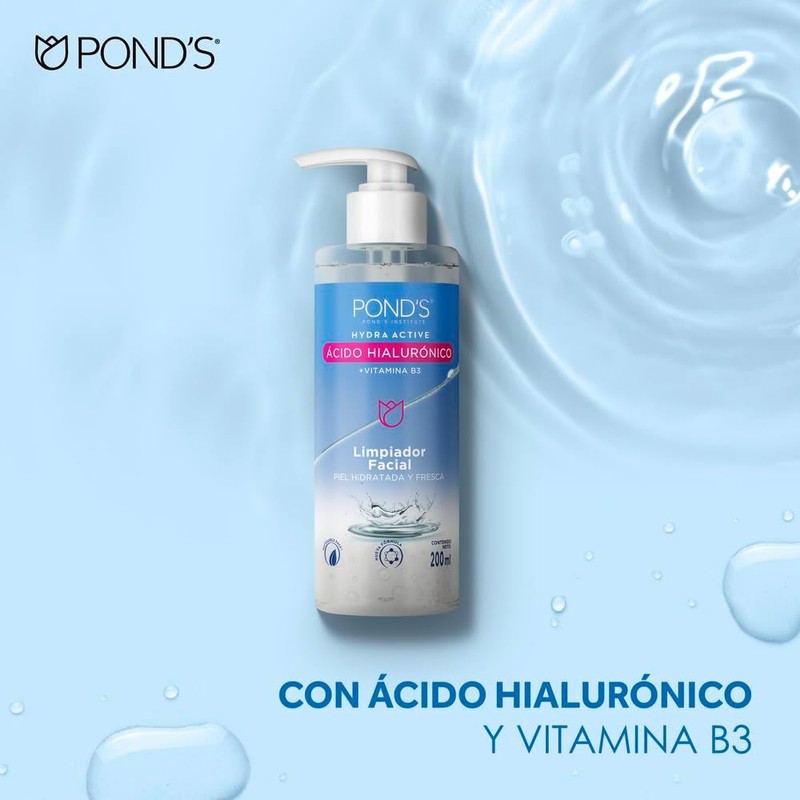 Pond's Serum + Gel + Limpiador Hydra Active