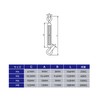 HFS(R) 10pcs 304 Stainless Steel Turnbuckle Hook Tensioner Wire Rope