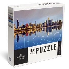 Lantern Press 1000 Piece Jigsaw Puzzle, Chicago, Illinois, Skyline at Day