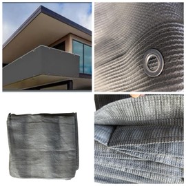 Balcony Privacy Screen,150g/m² Privacy Netting, Weatherproof HDPE Privacy Protector Balcony Cover for Small Swimming Pools Gardens Backyard Deck Patio Balcony Fence Porch