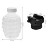 Gorise 2 Pack Plastic Subpackage Bottle, Bullets Refill Bottles Plastic