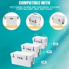 WADEO Drain Plug Hose Connection Compatible with YETI Tundra Cooler