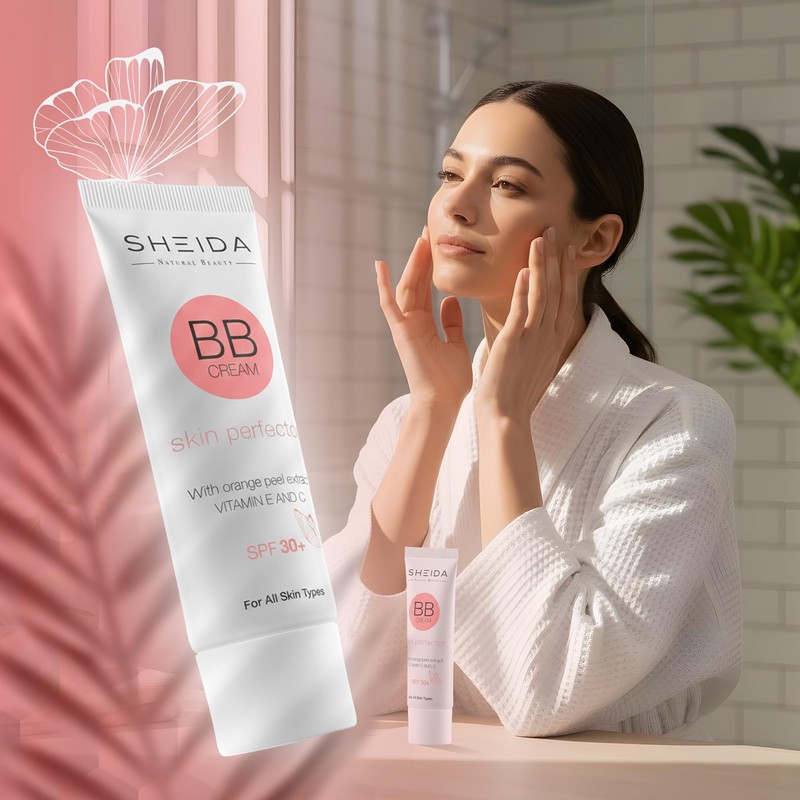SHEIDA BB Creme Leight, Tinted Day Cream with SPF 30+,