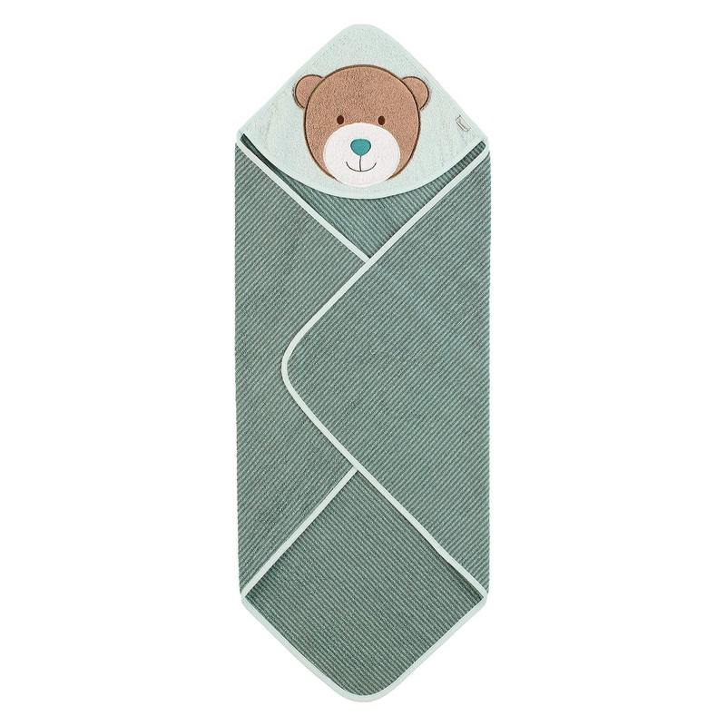 Sterntaler Ben Bear Hooded Bath Towel, Age 0 Months +,
