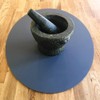Oval Worktop Saver - Acrylic Matt Lemon Bonbon 38cm x